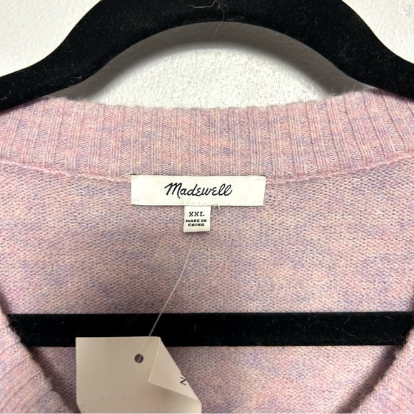 MADEWELL Payton Heather Lilac Sweater XXL NWT - Picture 6 of 8